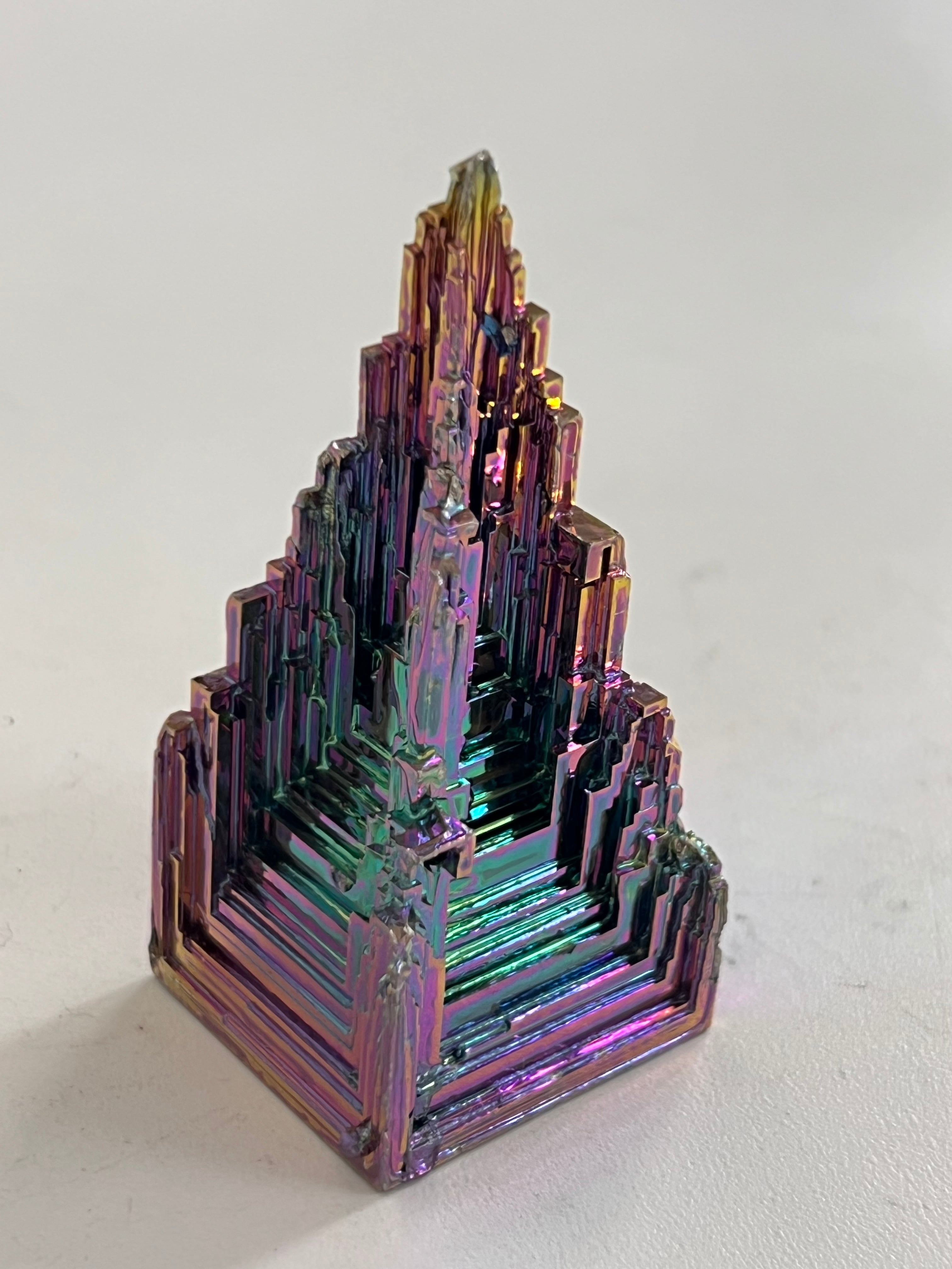 ☆限定品☆ビスマス結晶 ビスマス結晶 ビスマス 蒼鉛 ドイツ産台付き超