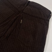 Karl Helmut カールヘルム ペンシルストライプ ウール パンツ サイズ M /裏地付き/ダークブラウン