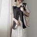 2色／イレギュラーデザインベスト ・16092