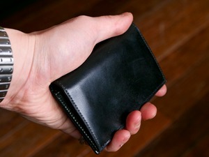 【SOLE OPTION】 Pulteney / Business Card Holder / BLACK（Bridle）