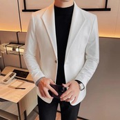 casual gray suit jacket 00140