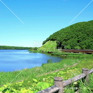 初夏のシラルトロ湖　Lake Silaltoro in early summer