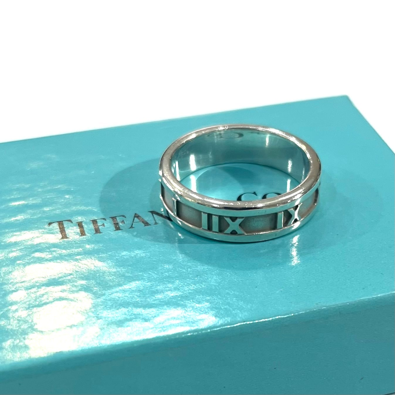 TIFFANY&CO】【21号】2634 時を纏う シルバー925号アトラスリング指輪