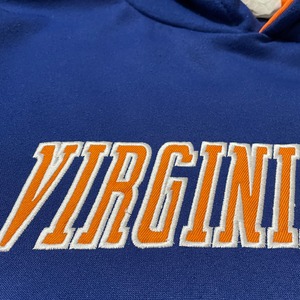 【ovd】カレッジ バージニア大学 University of Virginia 刺繍 スウェット パーカー プルオーバー フーディー L相当 US古着