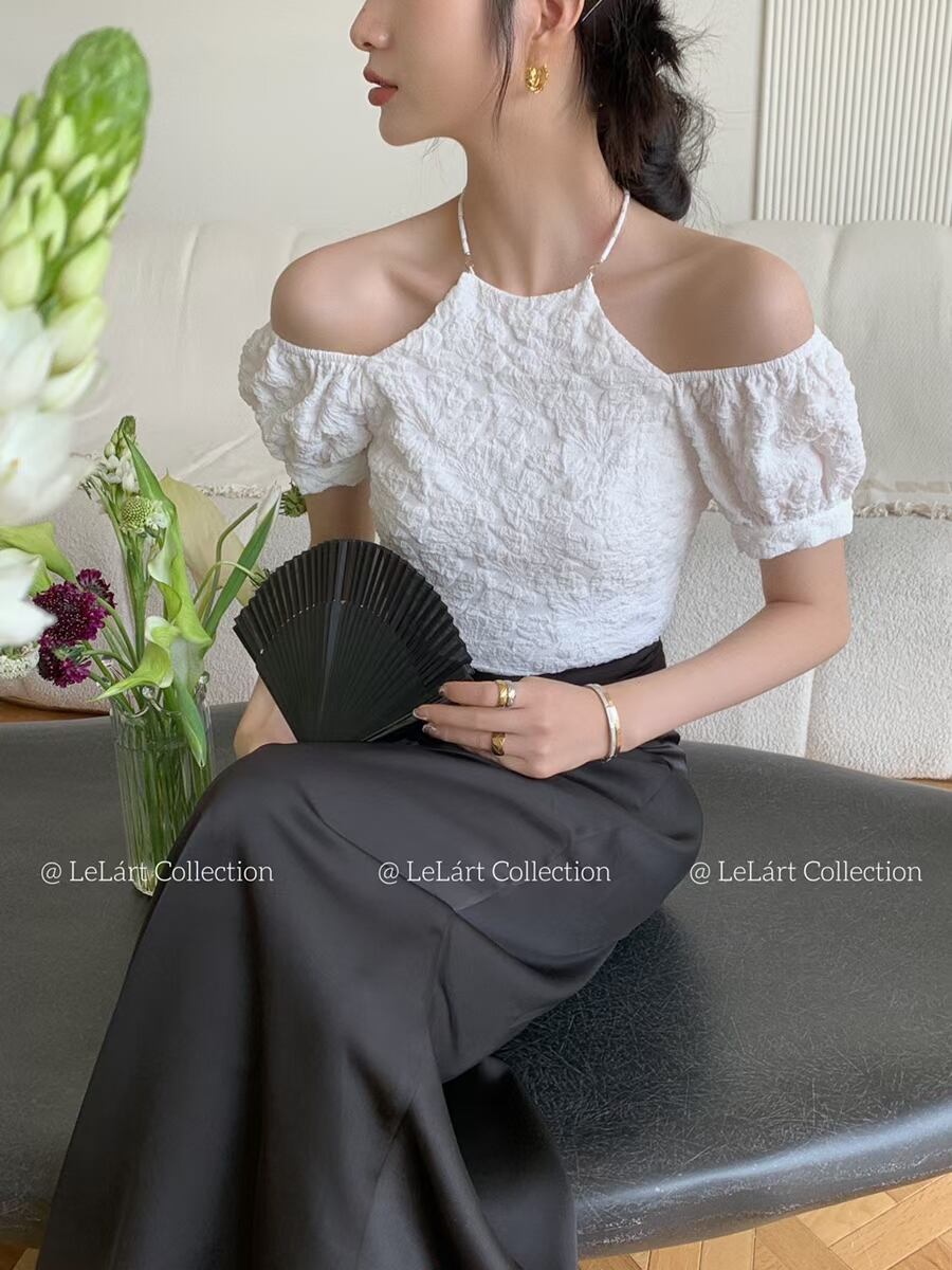 ホルターネックブラウス　AJ33172-911