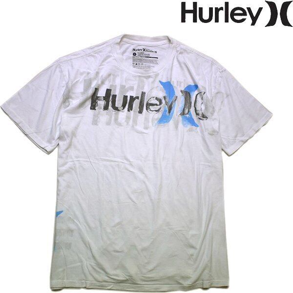 1点物◇ハーレーHURLEY白プリントTシャツUSA古着LメンズXLレディースOK ...