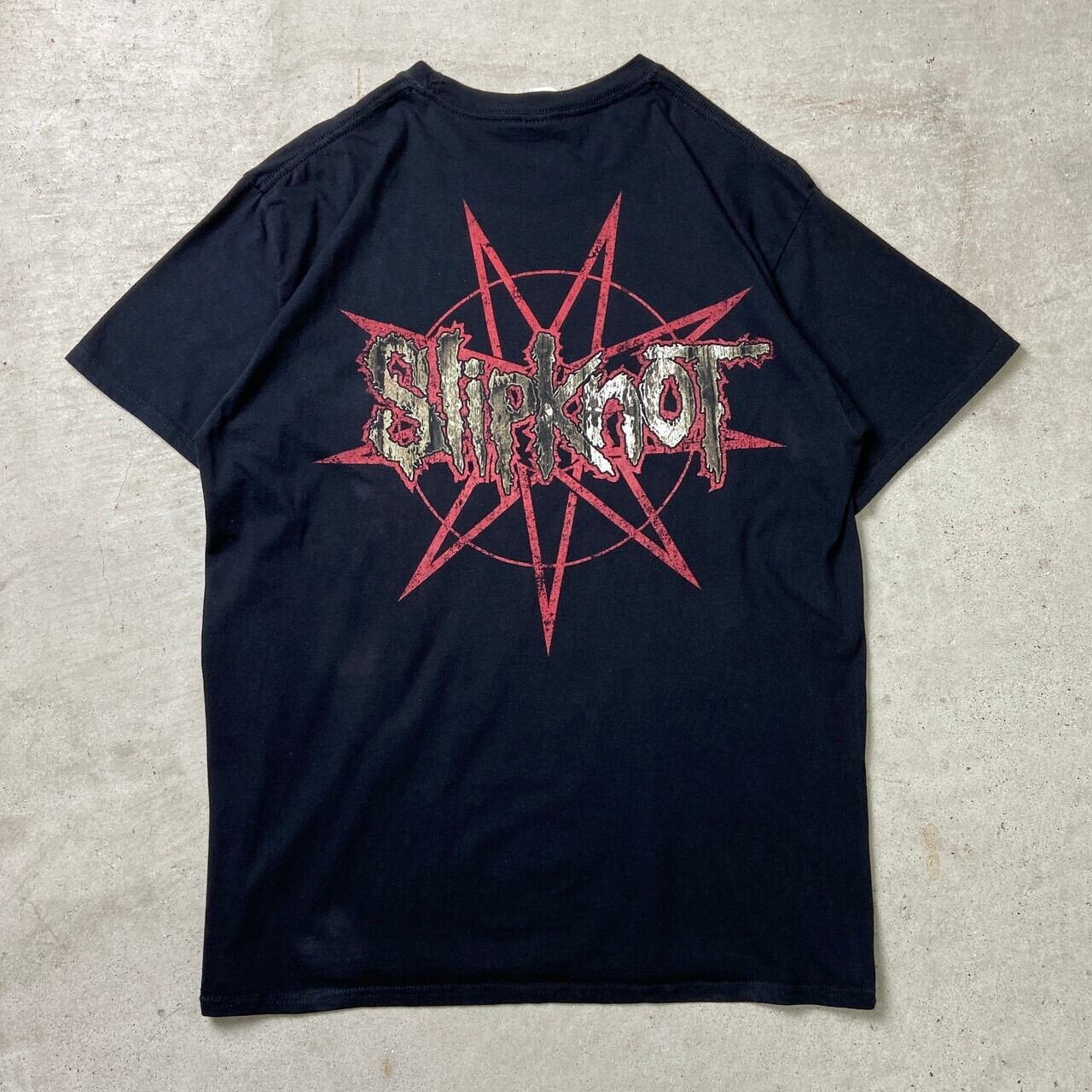 00年代 SLIPKNOT スリップノット バンドTシャツ バンT メンズM-L相当 