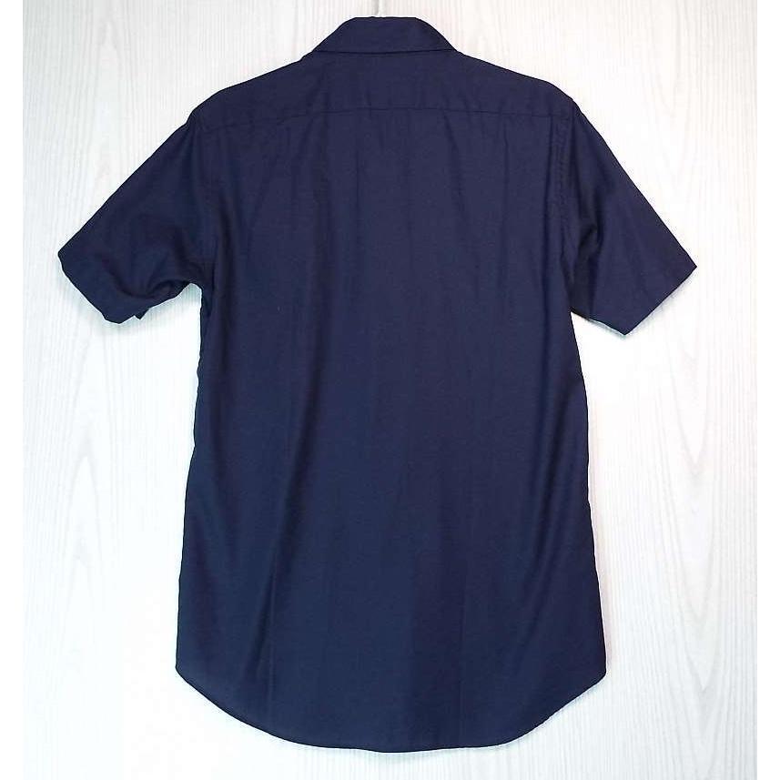 メンズ 半袖 シャツ 無地 アイボリー シンプル L USA 90s