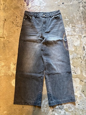 Subciety / Faded madonna denim pants / DENIM PANTS / DENIM / デニム / BLACK / 153-01217