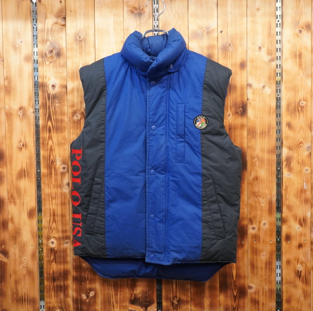 ラルフローレン　ダウンベスト　青　Sサイズ 週末限定価格　破格‼️ ラルフローレン ダウンベスト - ジャケット/アウターアウトレット