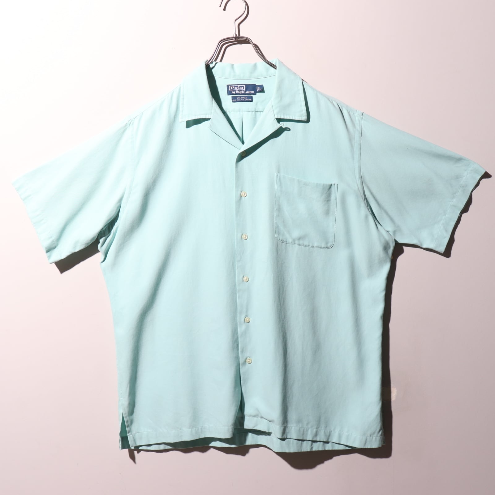 Mint Condition L 完全無地 シルクコットン ミントグリーン Caldwell