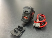 【急速充電対応】縦型マリンソケット Type-C１ USB-A1