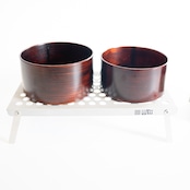 ヒノキのうつわ大-漆仕上げ