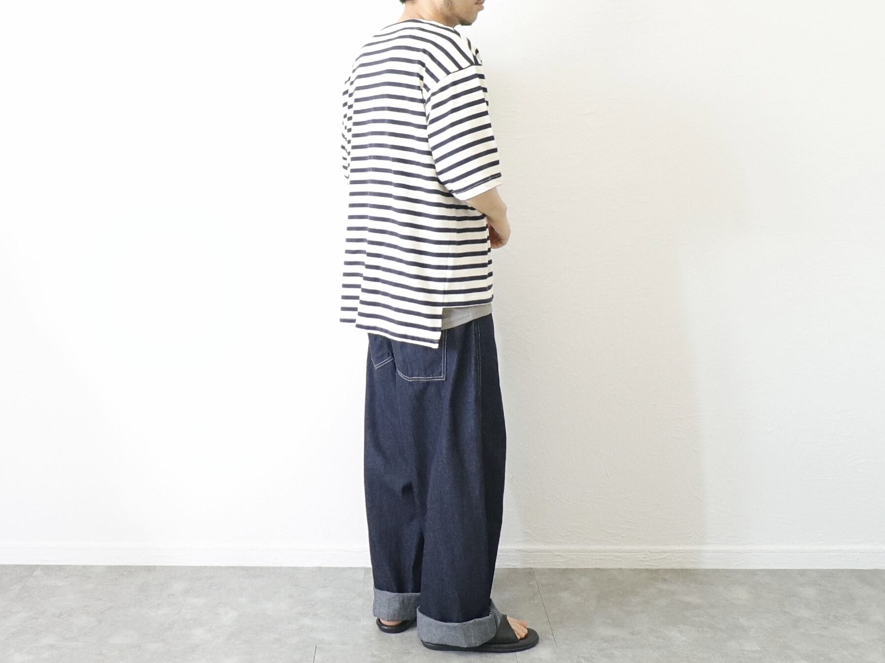 NARU FACTORY / 8オンス ムラデニム ノッポパンツ - INDIGO | Mr