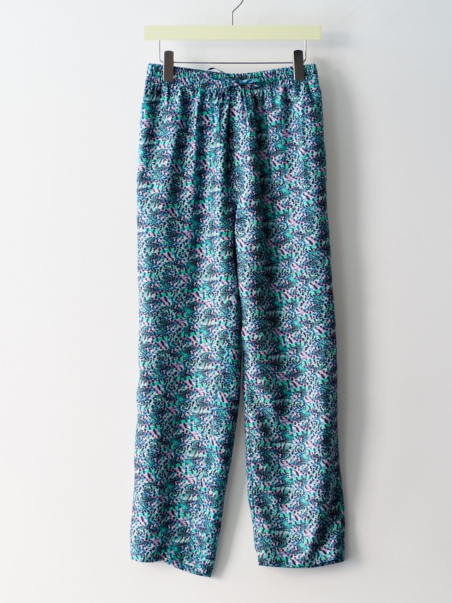 BANANATIME EASY PANT CHEVRON FISH GREEN BLUE 200-110-05 バナナタイム イージー パンツ