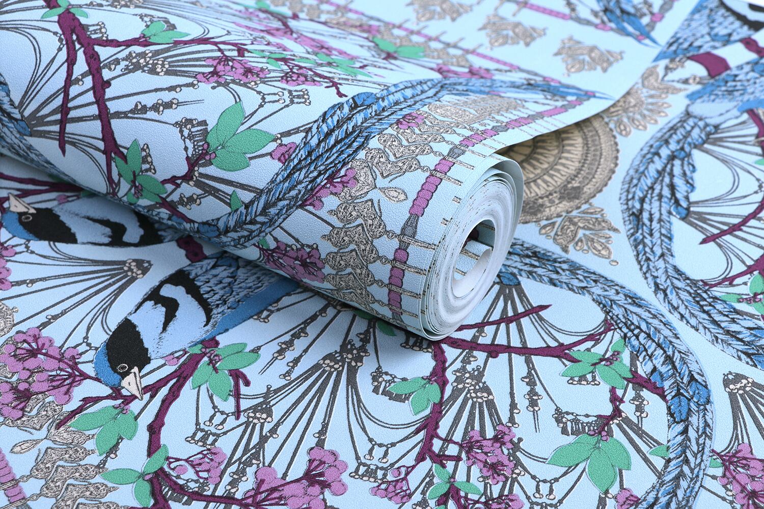 【特急取り寄せ】スカイブルー×ブルーバード　フラワー曼荼羅 FL1-MT778101MT