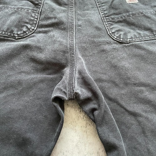 00s USA製 ブラック ダブルニー Carhartt B01 BLK w36 詳細写真17