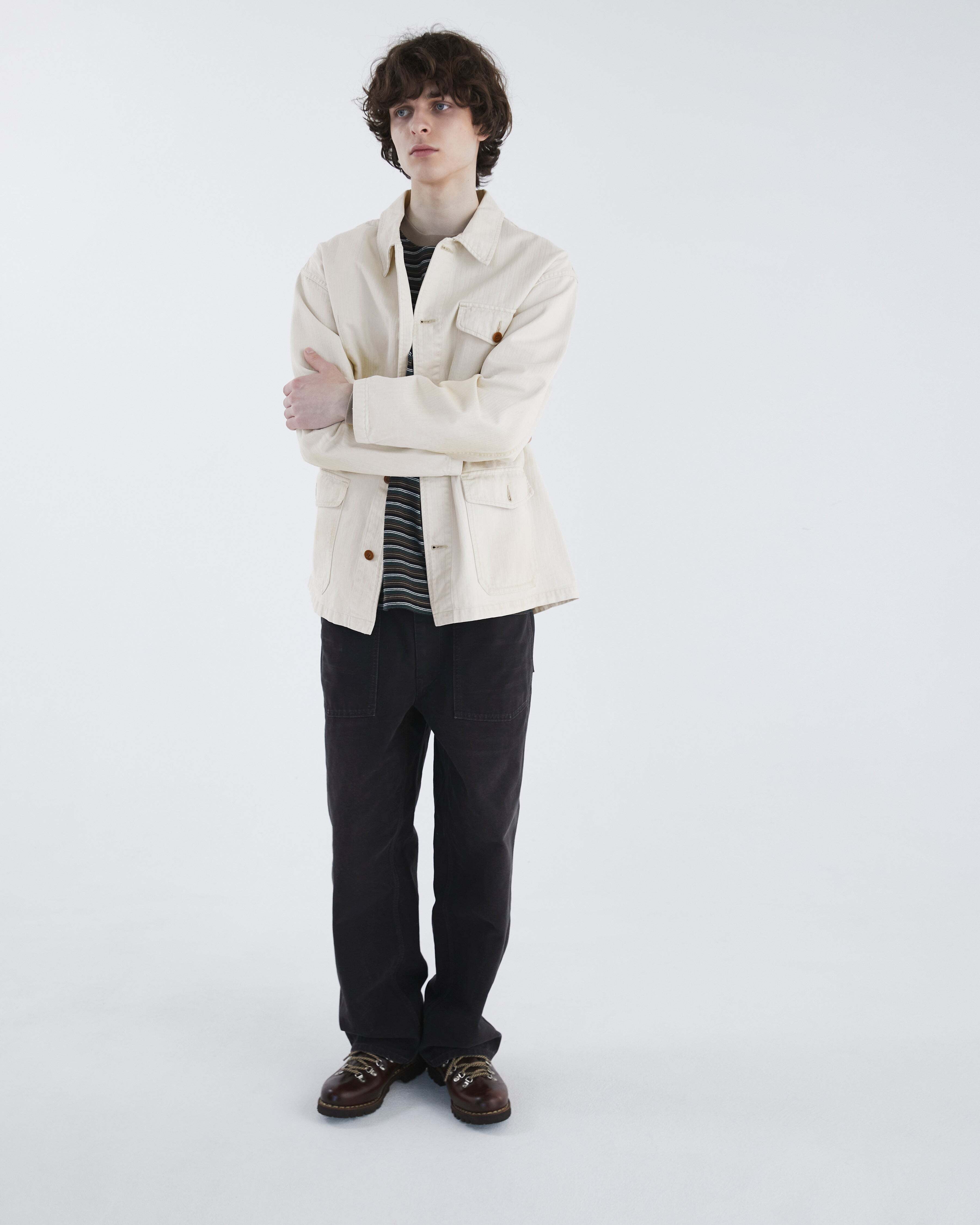 Khakis] HBT Port Jacket Ecru 正規品 韓国ブランド 韓国ファッション