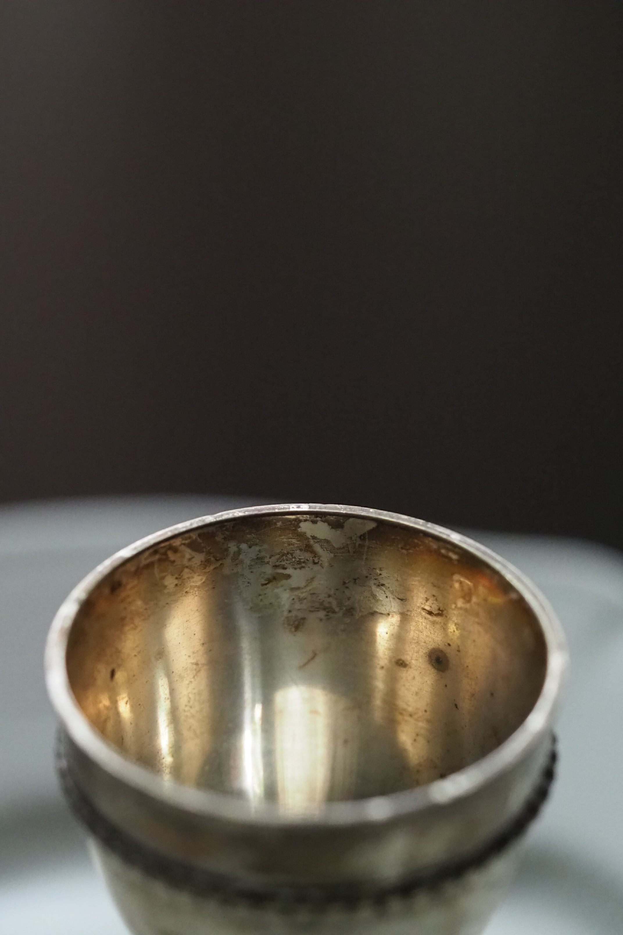 シルバープレートのエッグスタンドNo.9-vintage egg stand