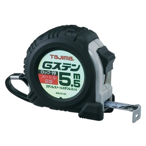 【特価処分】タジマ(Tajima) コンベックス ステンレステープ5.5m×19mm Gステンロック19 GSL1955BL