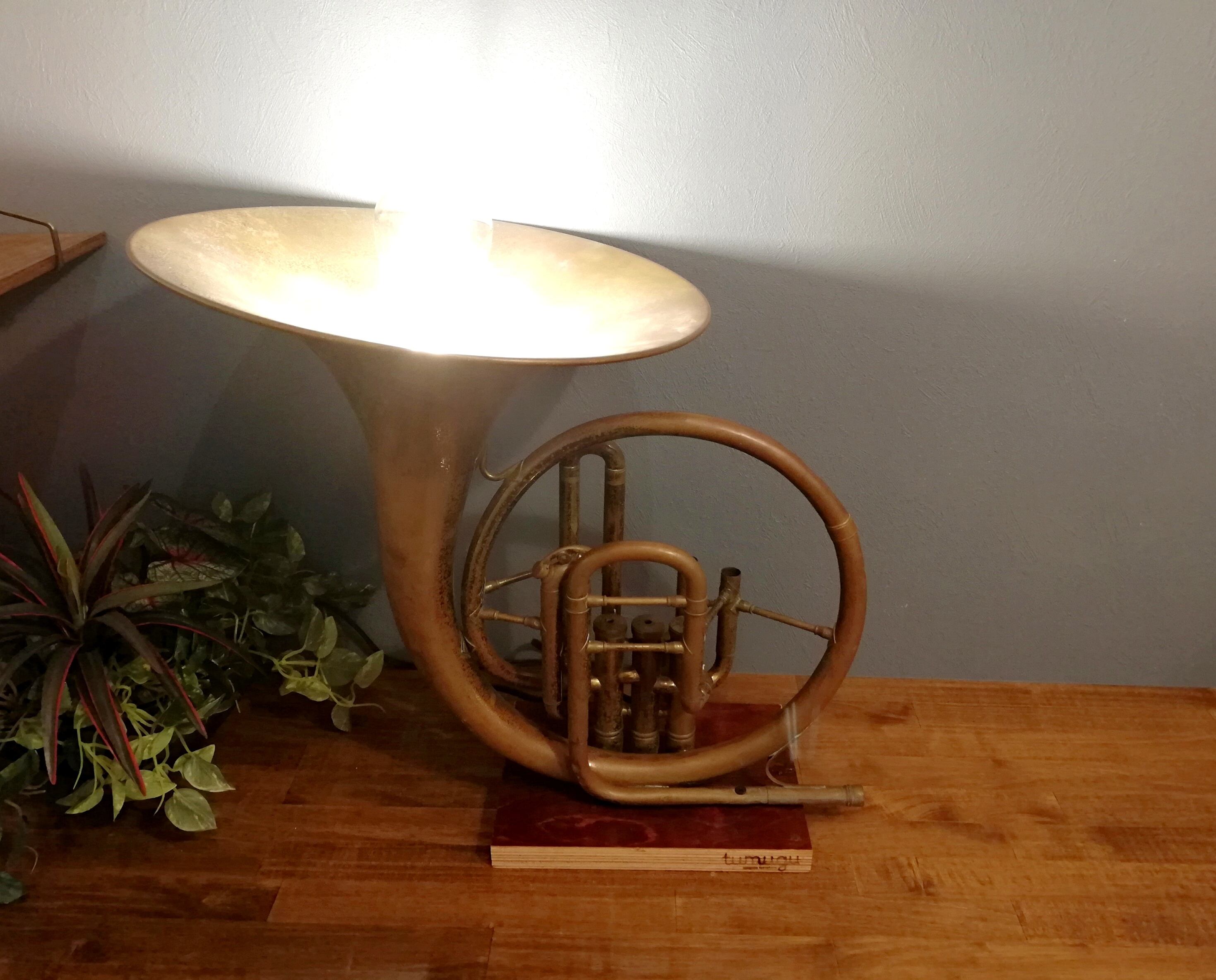 Stand light 「Mellophone」 upcycle interior アップサイクル家具のセレクトショップ