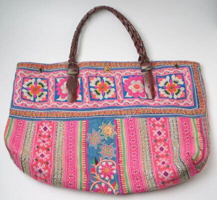 モン族古布/刺繍バック | Ethnic Beauty
