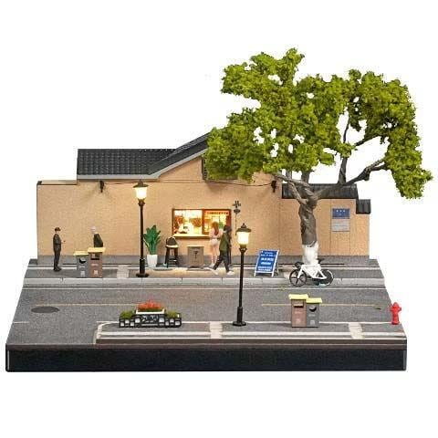 収蔵家 1/64 南京・頤和路 (いわろ) 12号 南京の名店カフェ ジオラマ