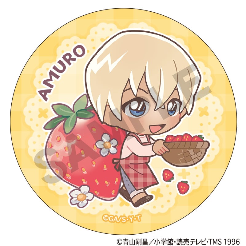 名探偵コナン トレーディング缶バッジ きゃらペコ いちご狩り BOX 全10