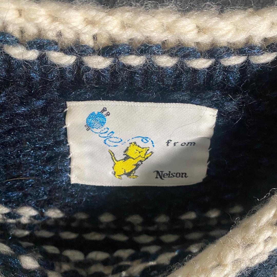 ウール 肉厚 ケーブル ノルディック カウンチ デザイン ニット セーター | FACE official