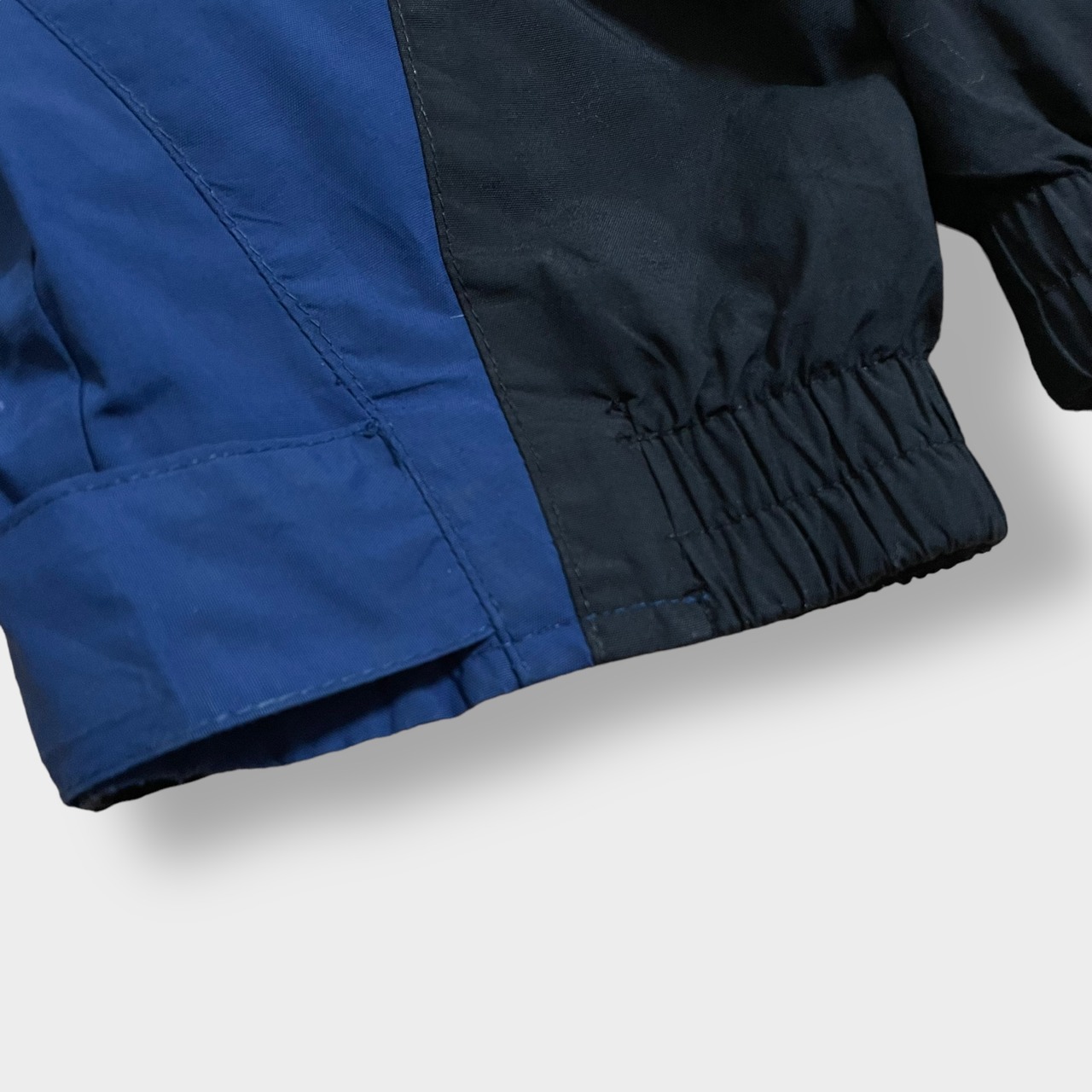 Columbia 90s マウンテンジャケット ナイロンジャケット ジャンパー フルジップ ジップアップ 刺繍ロゴ ワンポイント アウター マルチカラー L アウトドア コロンビア US古着