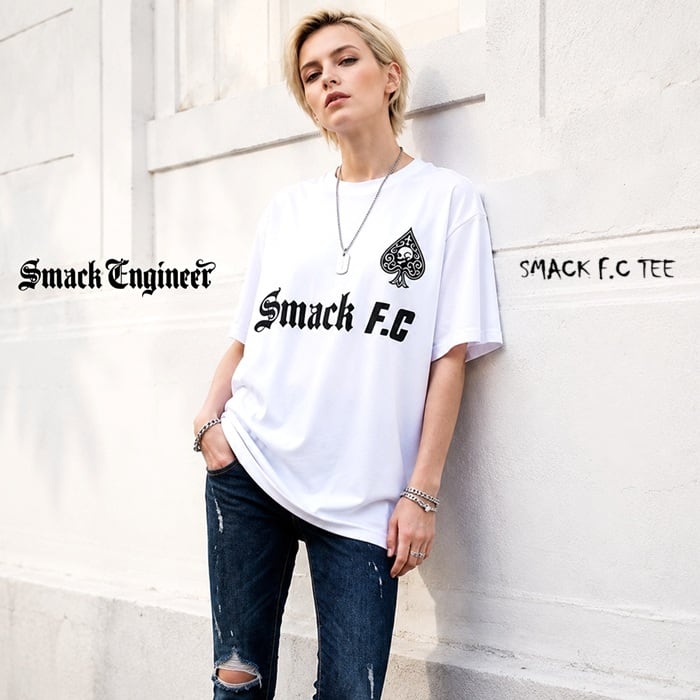 SMACK ENGINEER スマックエンジニア「Rogia限定 SMACK F.C TEE」半袖