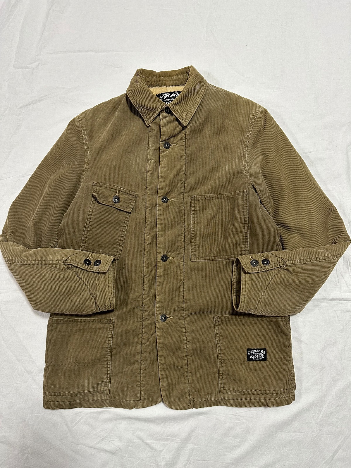 00s STUSSY COVER ALL corduroy jacket . M | Lookin