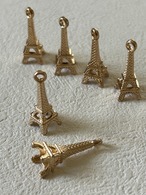 輸入デザインパーツ 立体型 エッフェル塔パーツ チャーム ゴールド 22mm アクセサリーパーツ デコレーション材