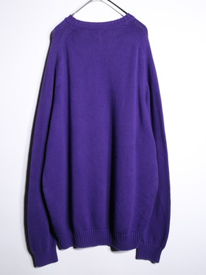 "LAND'S END" super over silhouette cotton knit