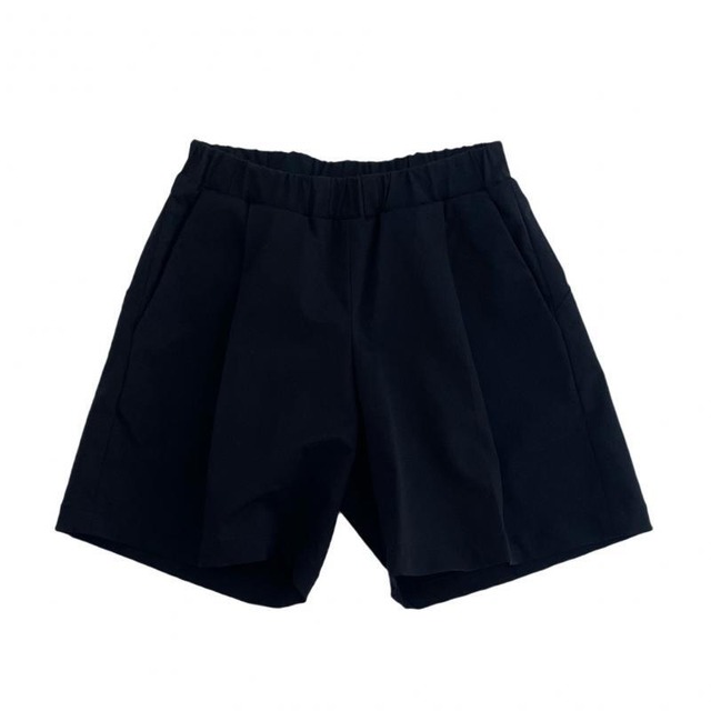 《MOUNTEN. 2024SS》Re-nylon gaba half pants / black / size1(155-165cm程度)