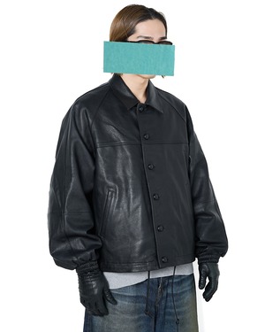 refomed "CCU LEATHER FORMAN JACKET"〔BLACK〕"