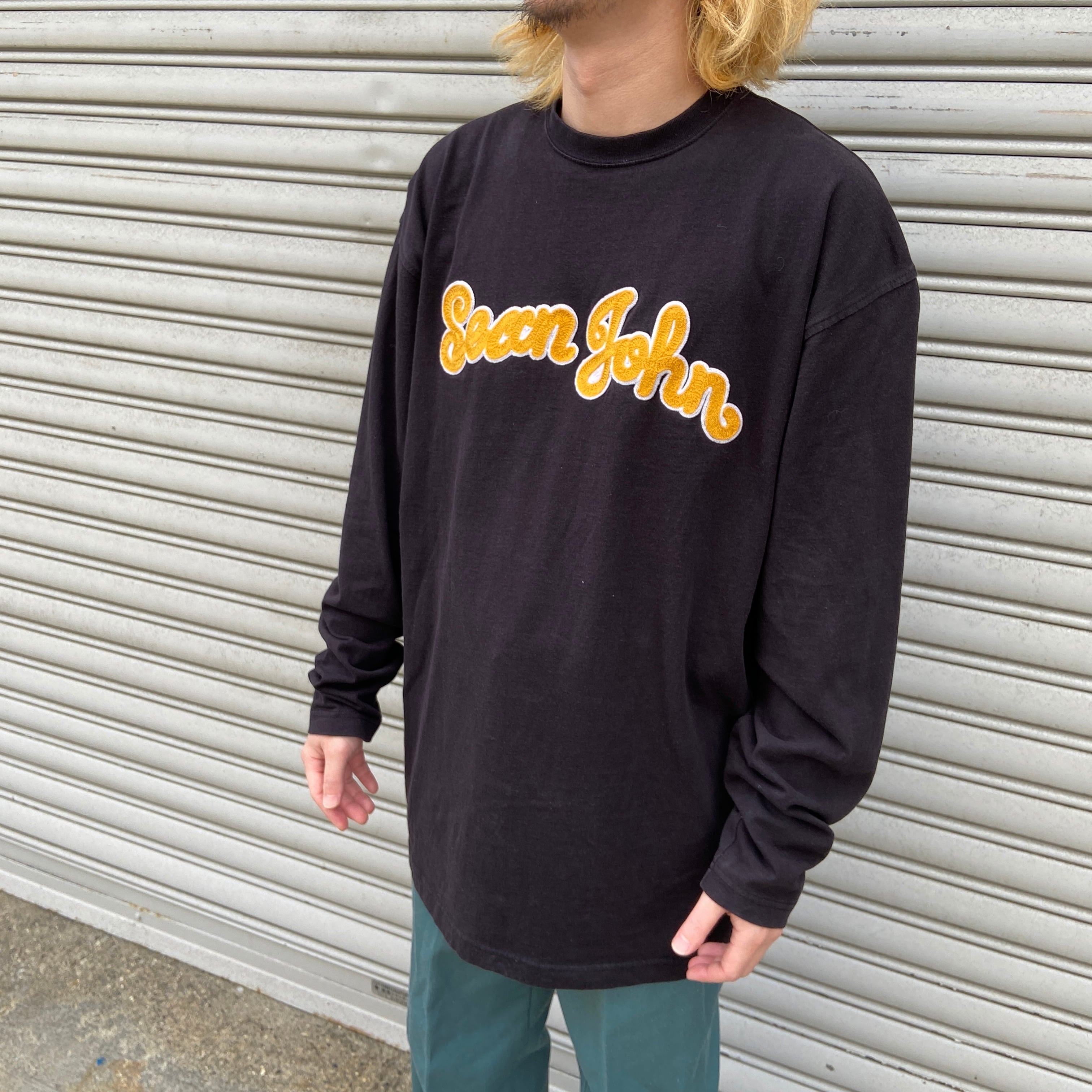 SEAN JOHN ショーンジョン ワンポイント 長袖 Tシャツ XXL