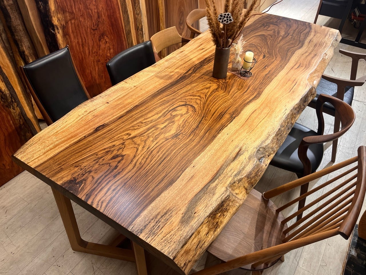 ゼブラウッド_2480×870-960×60_浅草本店_テーブル天板/一枚板 252137