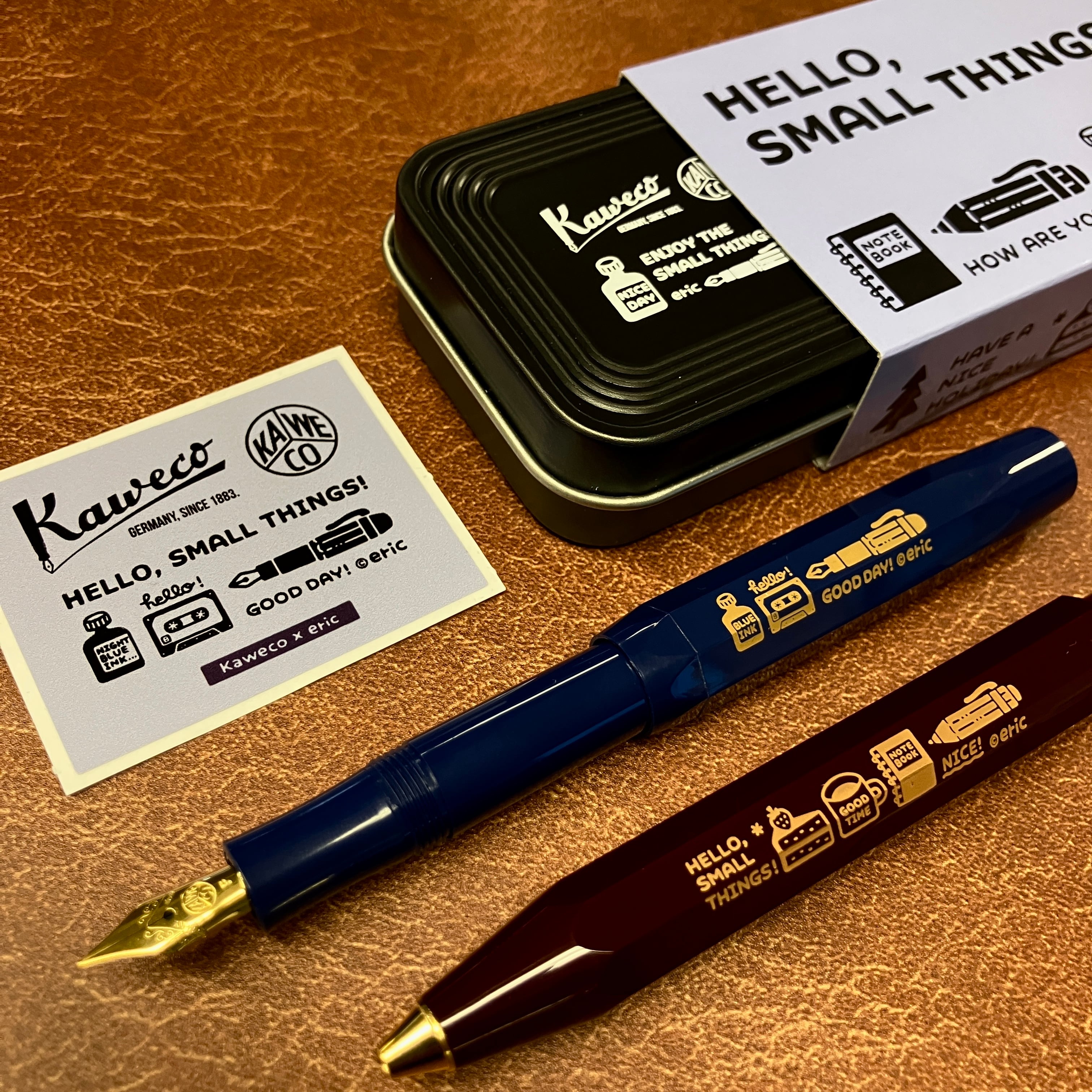 う*ち様 Kaweco 万年筆 ボールペン セット kaweco × eric 万年筆＆ボールペンセット 845226 | パピアプラッツBASE店