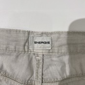 ENERGIE エナジー リネン ショーツ ハーフパンツ 30 /ライトグレー ホワイト/メンズ