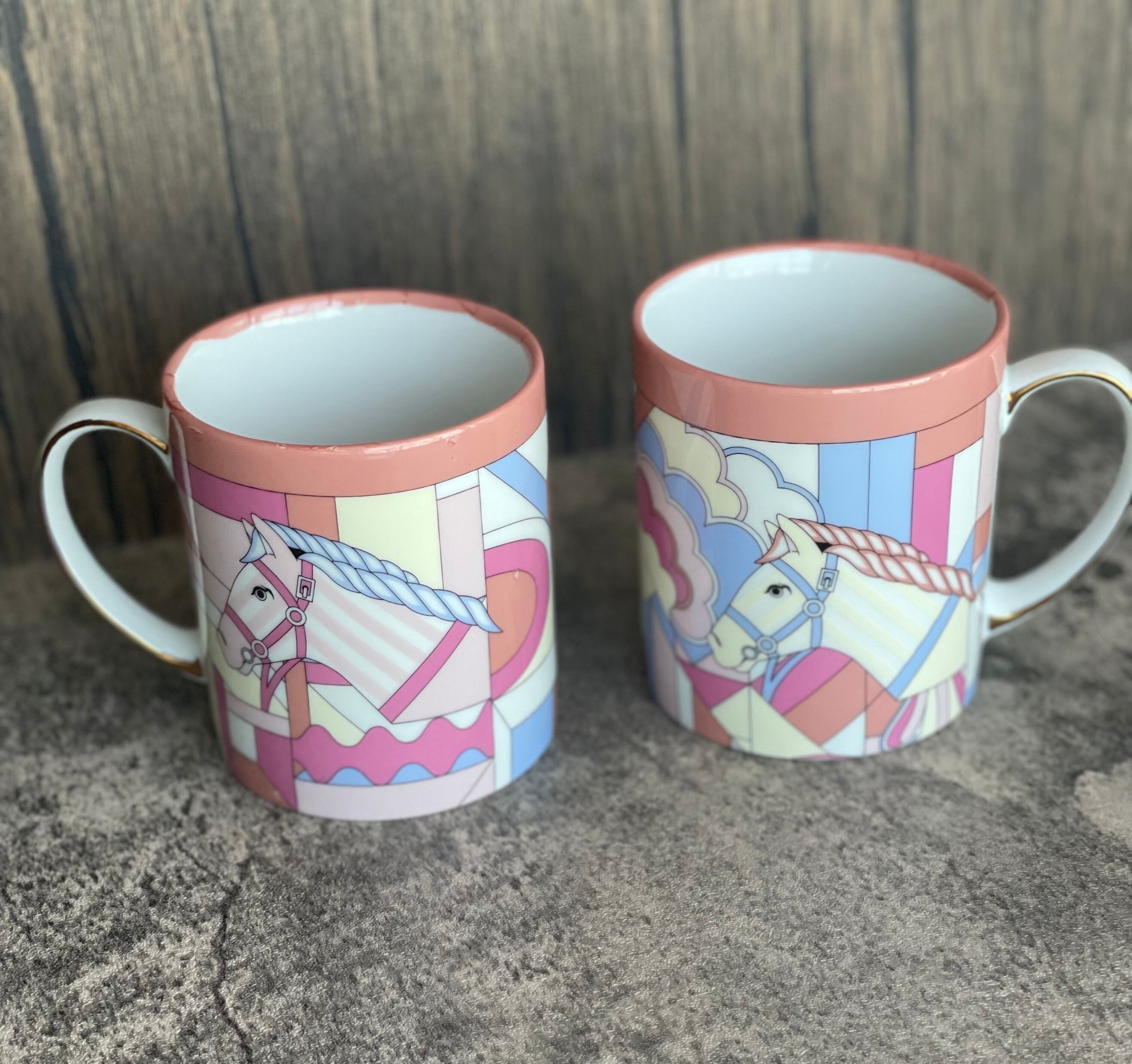 プッチ柄ホースマグカップ