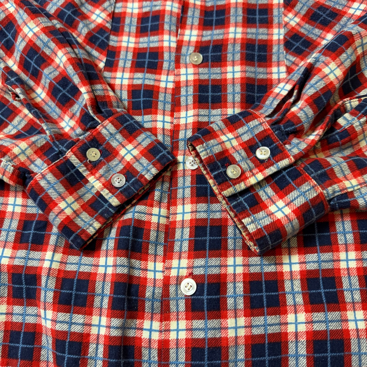 70's〜 COMPASS Printed Flannel Shirt 70年代 プリネル プリントフランネルシャツ ヴィンテージ ビンテージ  TT2026-0042 - 6