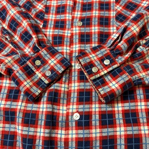 70's〜 COMPASS Printed Flannel Shirt 70年代 プリネル プリントフランネルシャツ ヴィンテージ ビンテージ  TT2026-0042