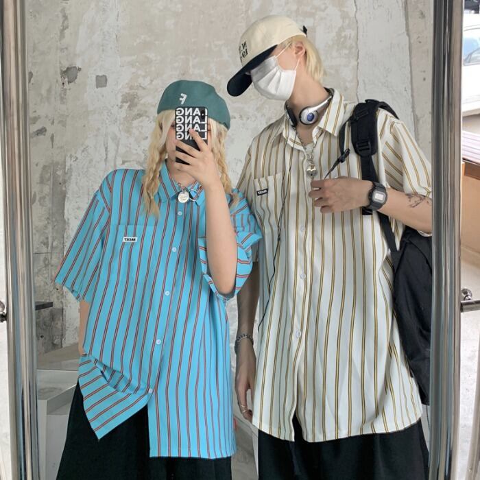 サマーシャツ ストライプルーズカーディガンレディース 夏物 ケッペル66714805826