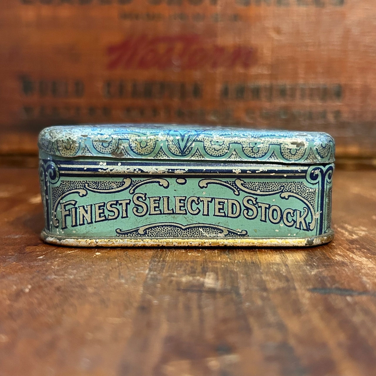 1910s–1920s エッジワース アンティーク タバコ缶 EDGEWORTH EXTRA HIGH GRADE PLUG SLICE Vintage Tobacco Tin T-768