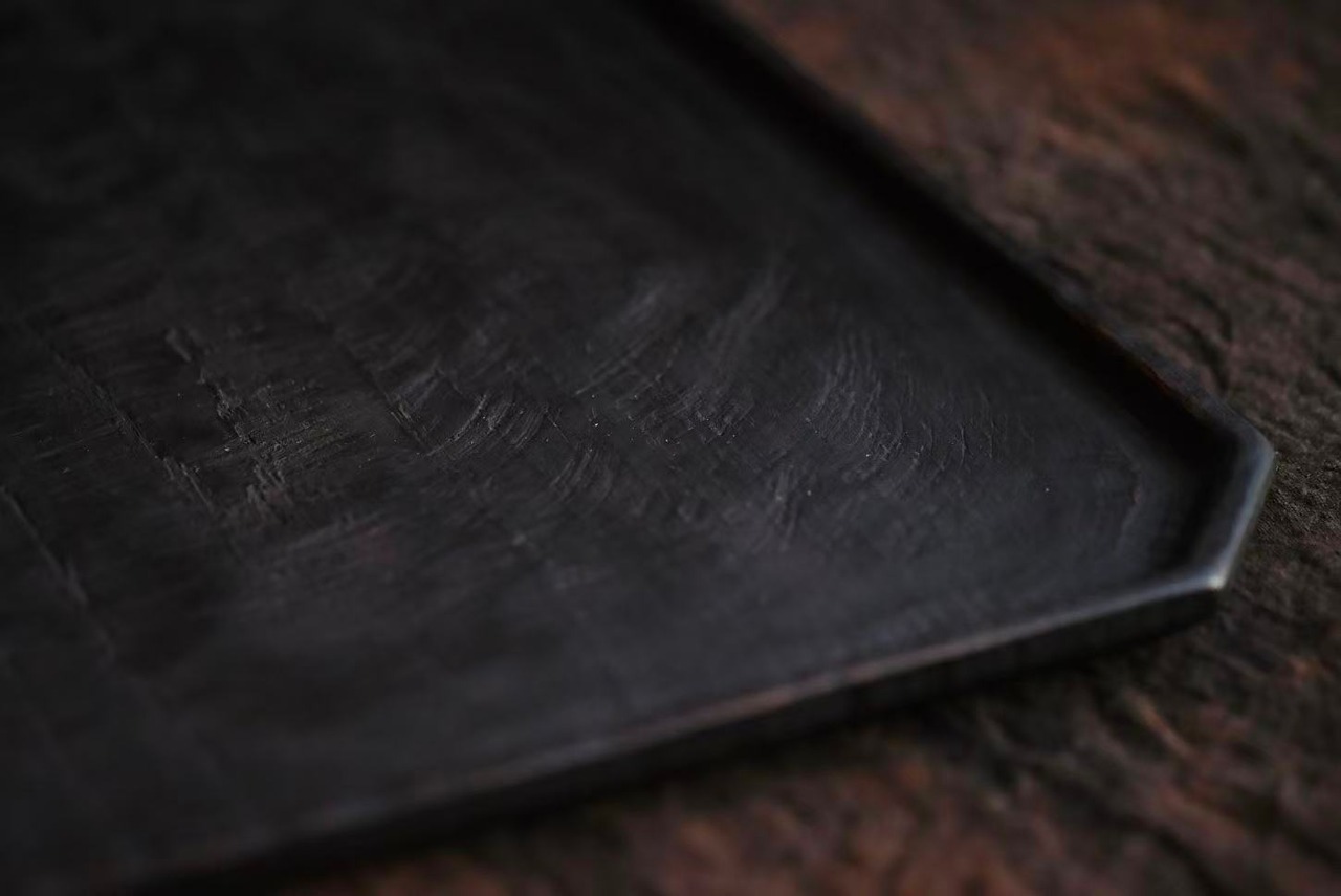 富山孝一 Koichi Tomiyama - 隅切盆 22