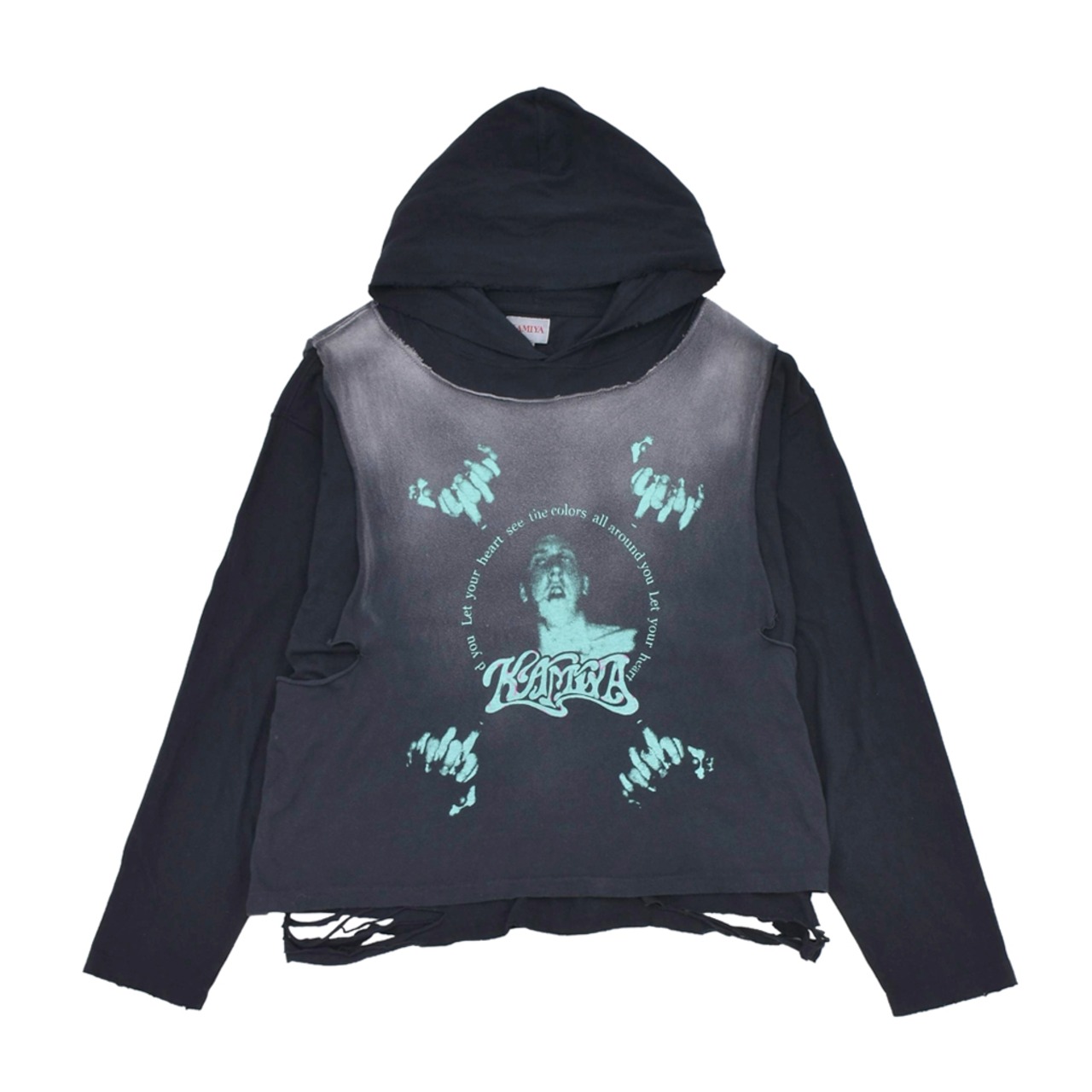 【KAMIYA】“JEALOUSY BOY” Docking Hoodie - 1