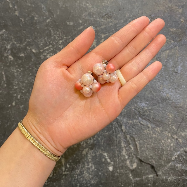 light pink earrings