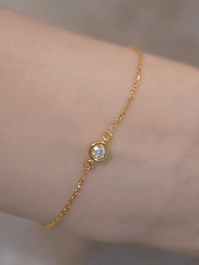 〈Near Jewery Collection〉one stone bracelet