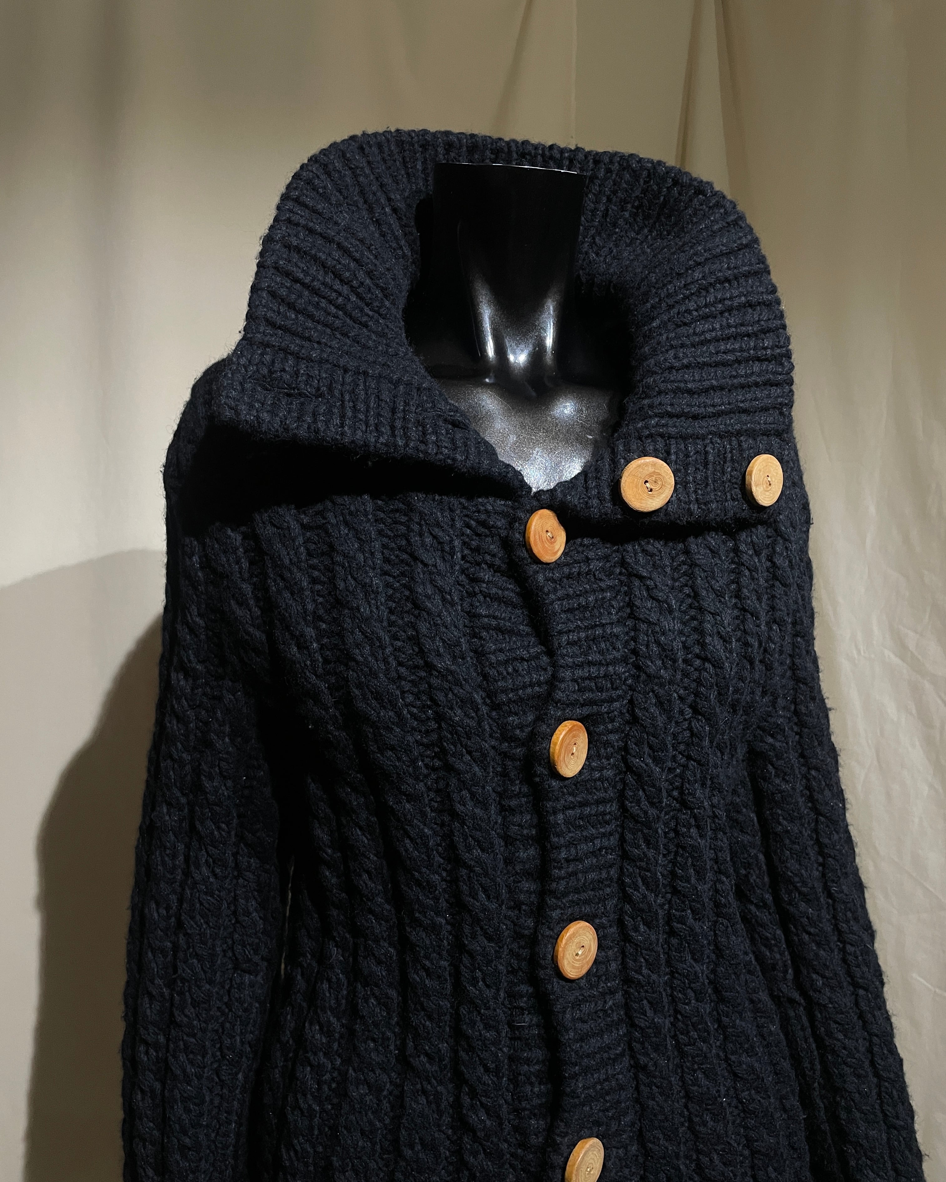 F/W2003 Number (N)ine Takahiro Miyashita - 'Kurt' Cable Knit